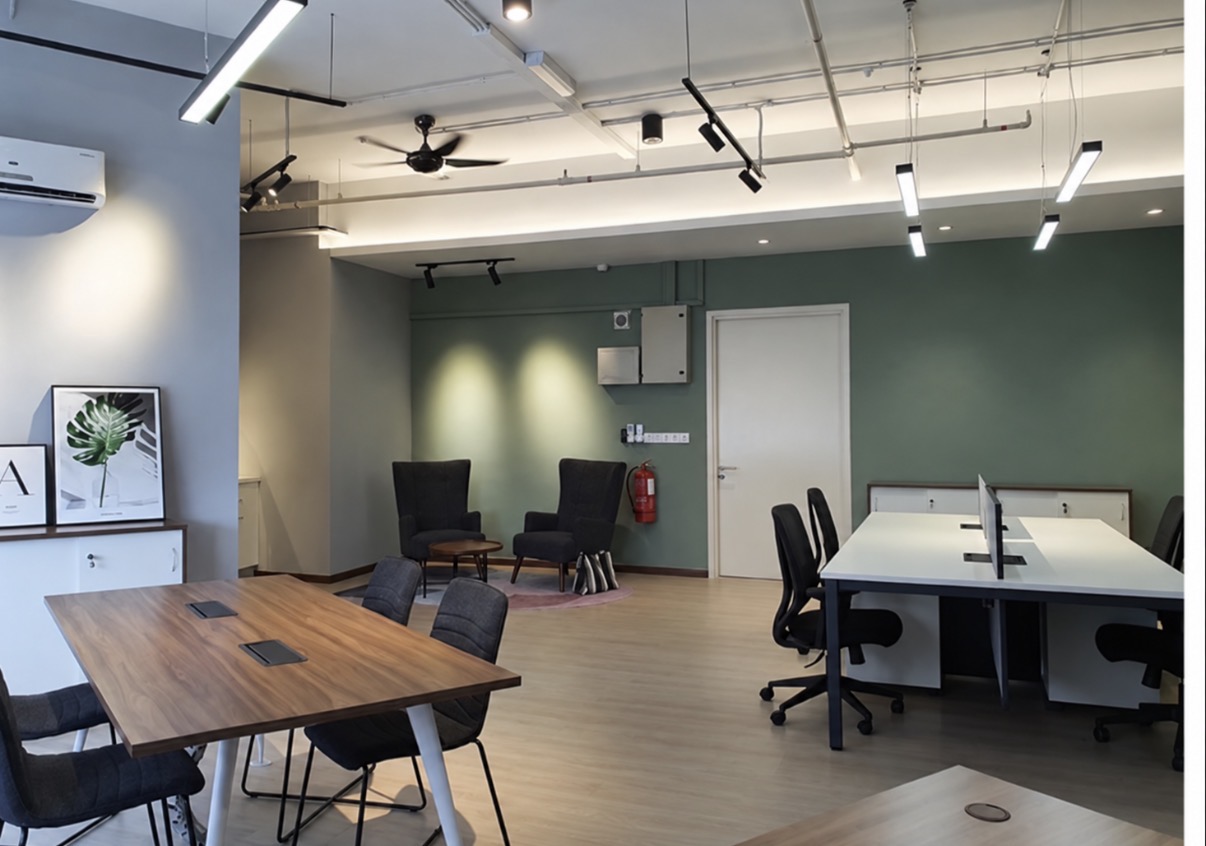 Completed commercial office renovation